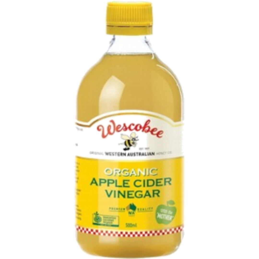 WESCOBEE ORGANIC APPLE CIDER VINEGAR 500ML